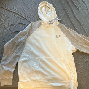 Basically new White under armor hoodie